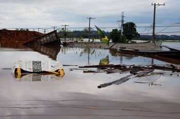 Zona afectada por las inundaciones
