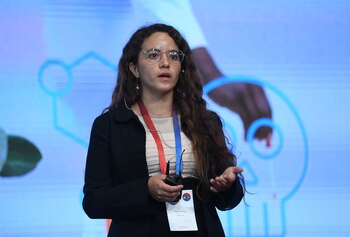 Jacqueline Cruz, de Arequipa, Perú