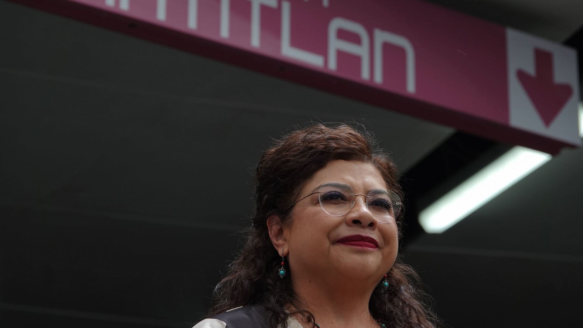 Clara Brugada, jefa de Gobierno de la Ciudad de México, anunció sobre los trabajos para la reapertura de la Línea 1 del Metro capitalino, del tramo faltante. Crédito: Cuartoscuro.