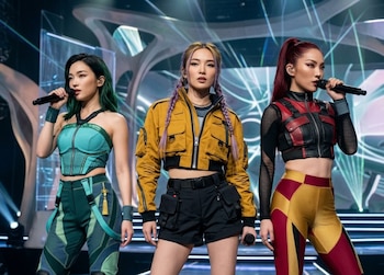Así se verían las Las Guerreras K-pop si fueran reales en el 2026.