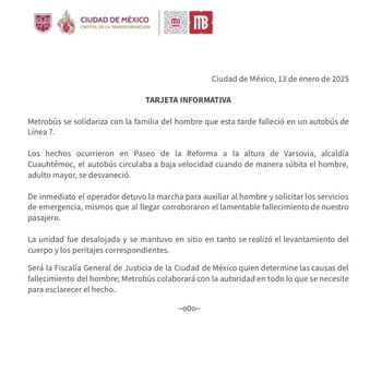 Un hombre murió al interior