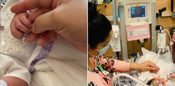 Ayala compartió tres imágenes de