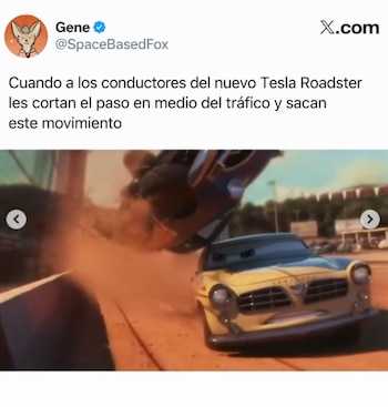 Algunos usuarios compararon el nuevo Tesla con los autos de Cars. (IG)