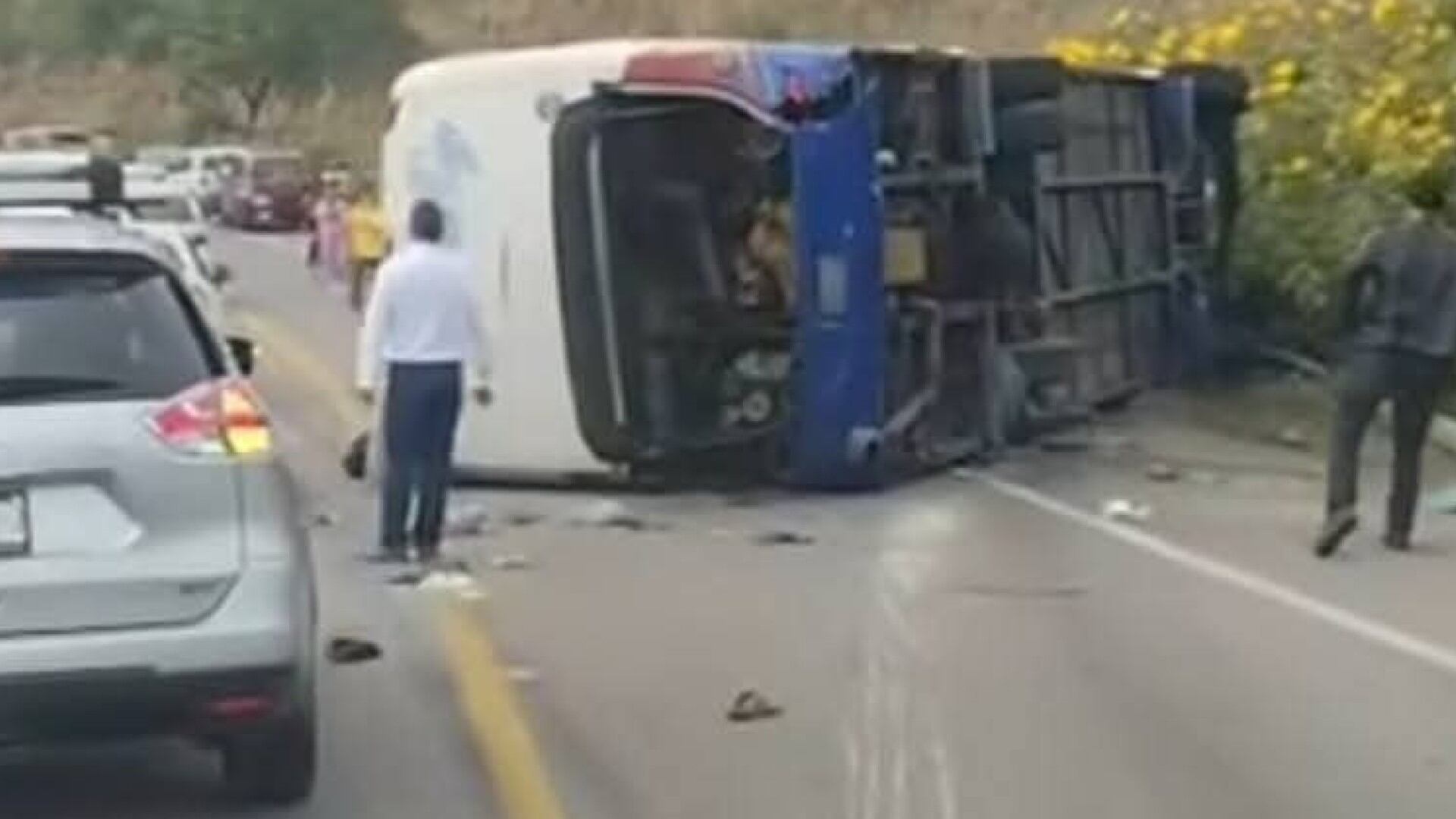 El incidente dejó un saldo de una persona fallecido y un varios heridos. Foto: Yajalón Mágico - Chiapas.