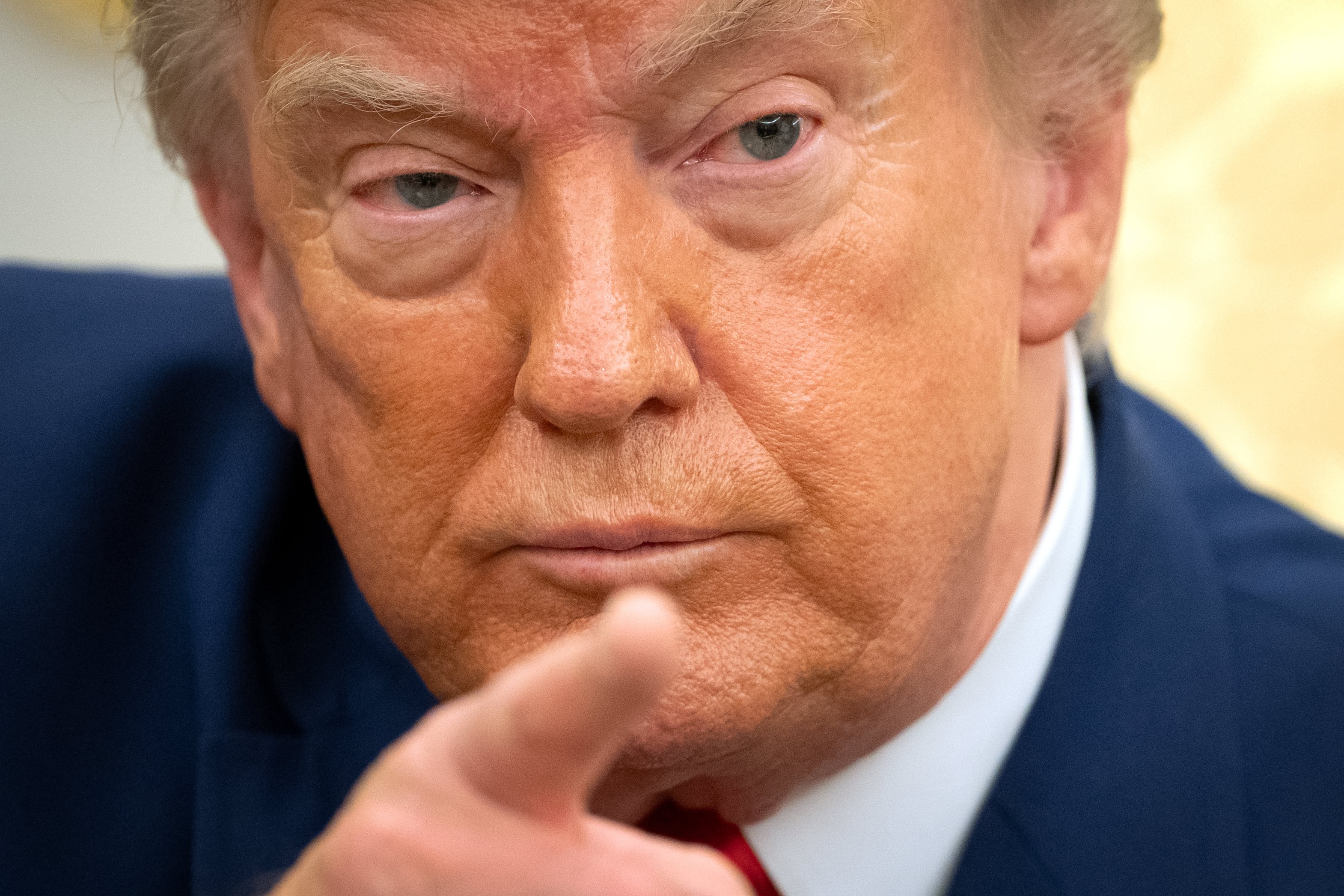 Trump también elevó el tono contra los rebeldes hutíes de Yemen, aliados de Irán (AP)
