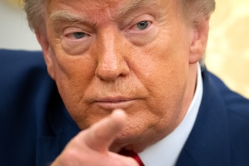 Trump también elevó el tono contra los rebeldes hutíes de Yemen, aliados de Irán (AP)
