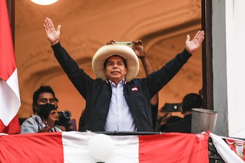 El candidato presidencial de Perú