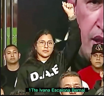 Primer Teniente Ivana Escalona Bernal