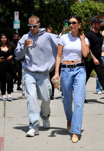 Justin Bieber y su esposa