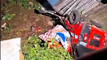 Aparatoso accidente de tránsito entre tráiler y mototaxi deja seis muertos y un sobreviviente en Guatemala