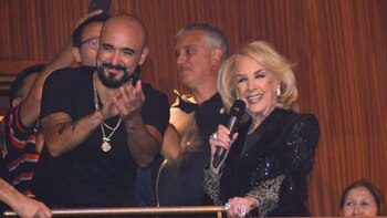 Mirtha Legrand con Abel Pintos