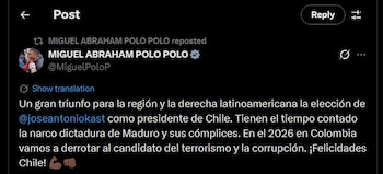 Miguel Polo Polo habló de