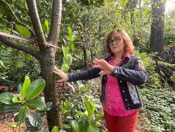 April Sampson-Kelly en su "Silk