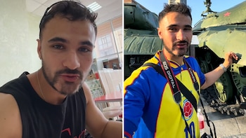 El creador de contenido vive actualmente en Rusia y relacionó la arquitectura que encontró en los montes Urales con los conjuntos residenciales que visitaba junto a su familia en Bogotá - crédito @bnasamu/TikTok