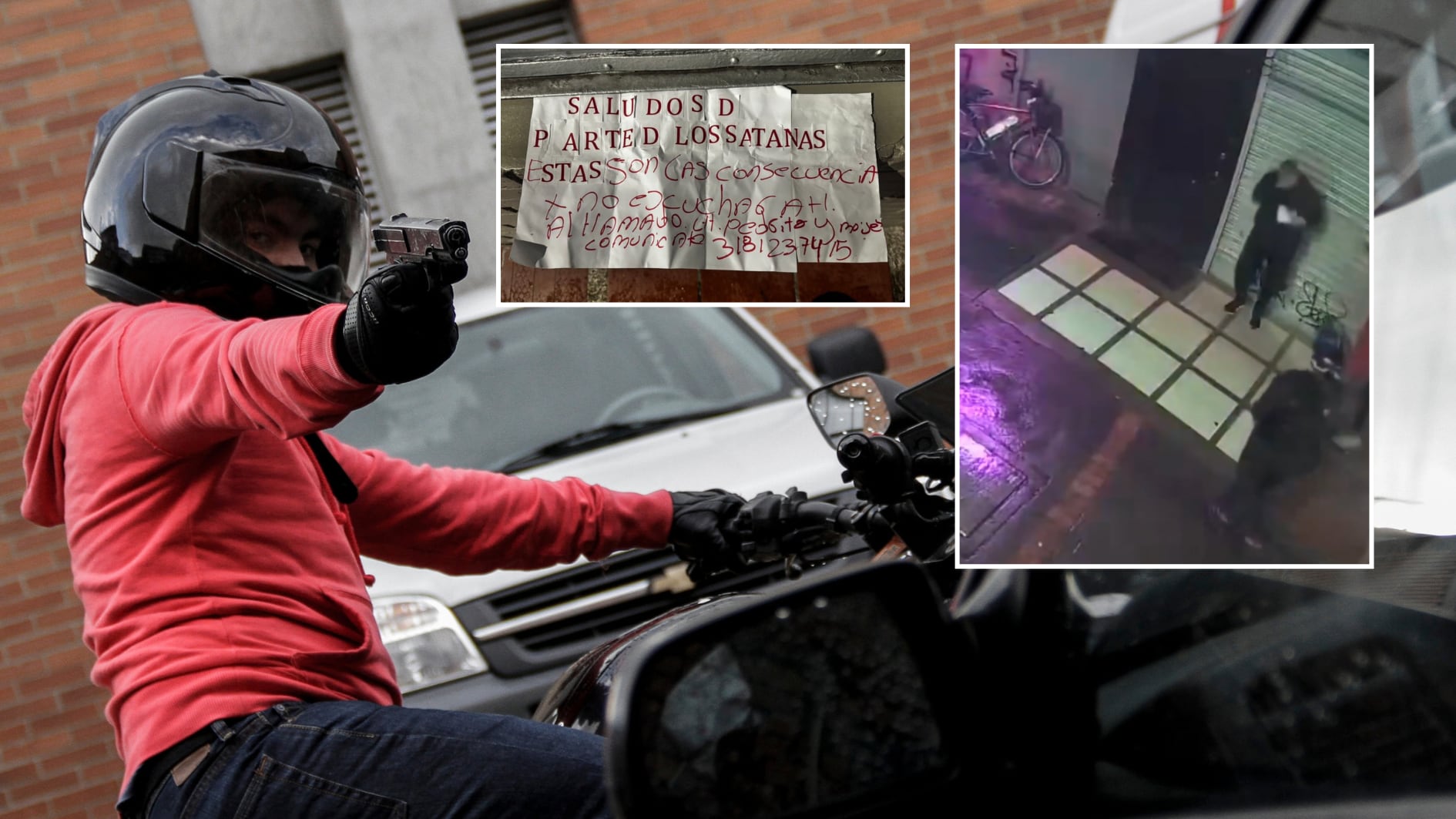 Asesinaron a un vigilante en las afueras de bar en Bogotá, tras recibir un panfleto extorsivo: tendría relación con Los Satanás