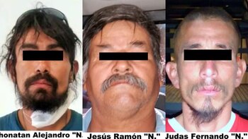 Se les identificó como presuntos