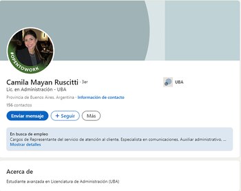 El perfil de LinkedIn de
