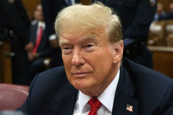 El ex presidente Donald Trump. (Spencer Platt/Pool Photo vía AP)