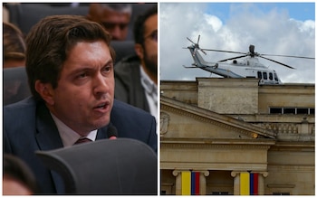 Marco Emilio Hincapié - Helicóptero en la Casa de Nariño