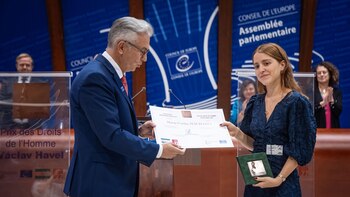 Corina Machado gana el 'Václav