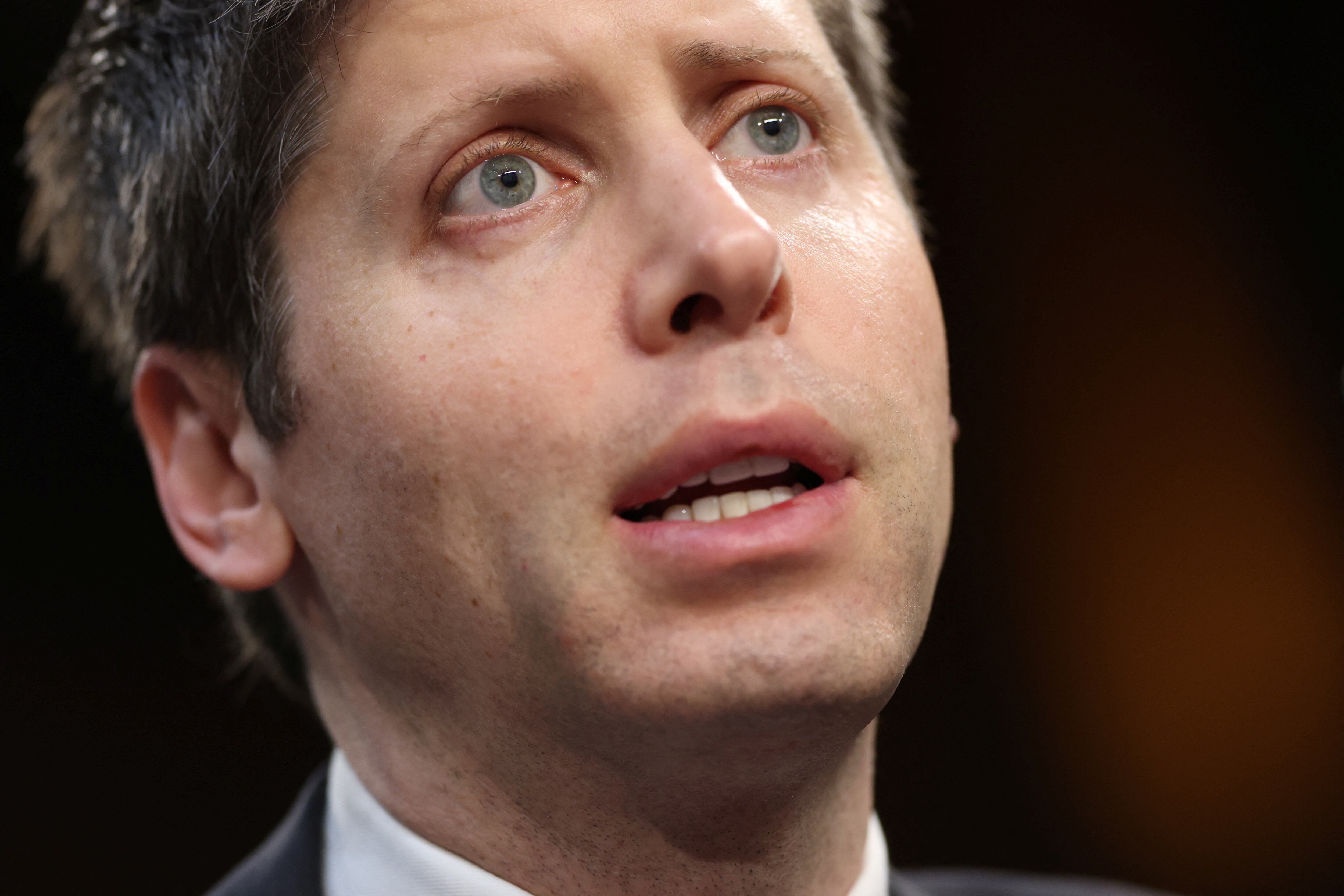 OpenAI CEO Sam Altman testifies before a Senate Commerce, Science, and Transportation Committee hearing titled “Winning the AI Race: Strengthening U.S. Capabilities in Computing and Innovation,” on Capitol Hill in Washington, D.C., U.S., May 8, 2025. REUTERS/Jonathan Ernst
