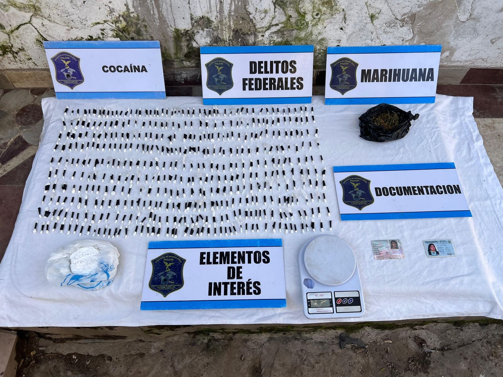 En los allanamientos la Policía secuestró una importante cantidad de drogas