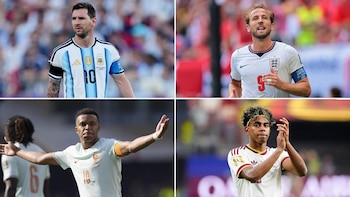 Messi-Harry Kane-Mbbapé-Lamine Yamal