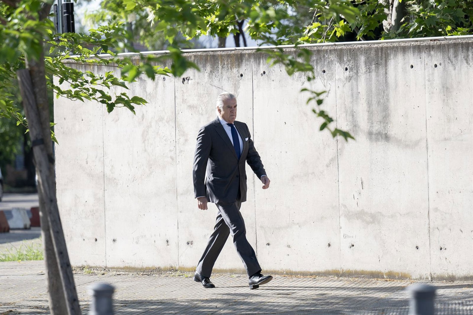 El extesorero del PP, Luis Bárcenas, a su llegada a la Audiencia Nacional (Alberto Ortega / Europa Press)