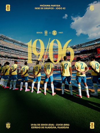 Brasil mide fuerzas con Haití este 19 de junio en Filadelfia.