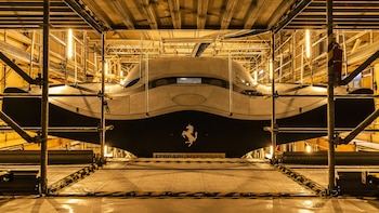 Ferrari desvela la tecnología del 'Hypersail', el monocasco 'volador' de 100 pies para las regatas oceánicas
