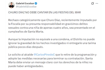 Gabriel Escobar en X