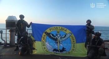 Tropas ucranianas en las Torres