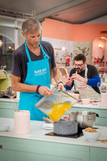 Marcos Milinkovic también había utilizado el delantal celeste antes de ser eliminado (Gentileza Telefe)