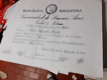 La fotocopia adulterada de un