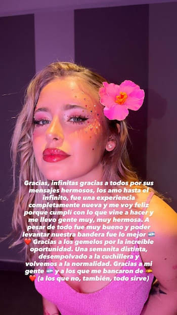 El mensaje de Coty Romero luego de su expulsión