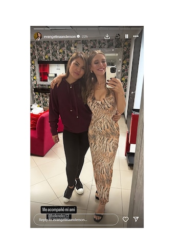 Evangelina contó con el apoyo