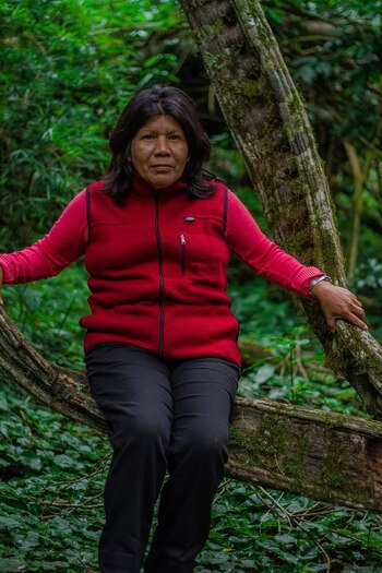 Juanita González en la profundidad