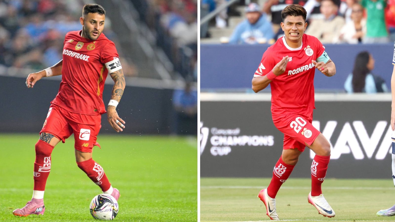 Ambos jugadores tienen el visto bueno de la FMF para ayudar a Toluca en la Concachampions. (Especial)