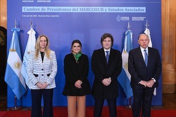 Javier Milei en el Mercosur 2025
