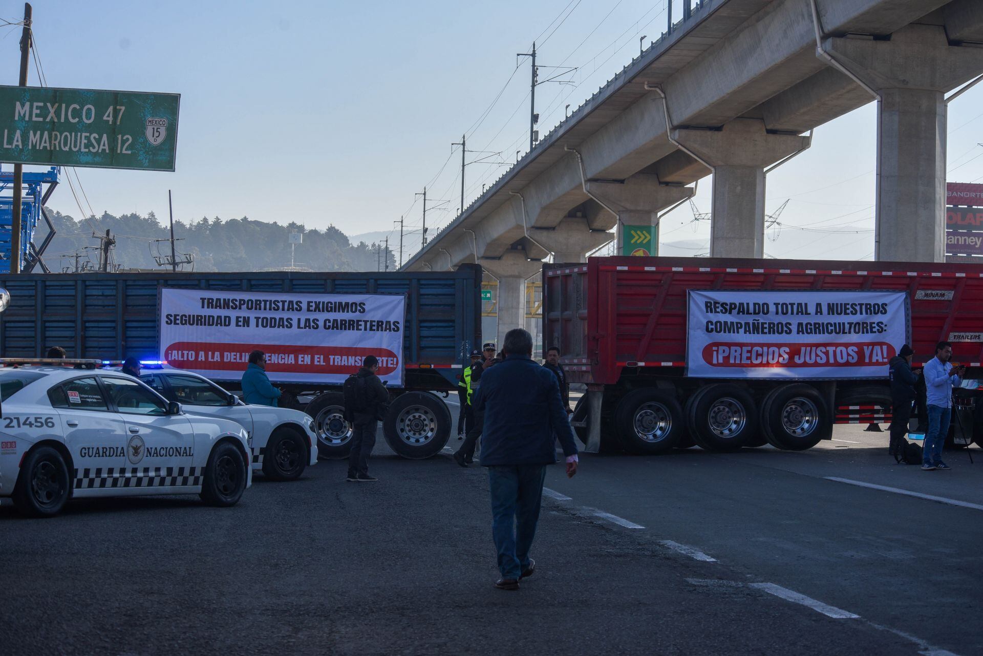 El pasado lunes 25 de noviembre se realizaron bloqueos de vialidades en distintos puntos de circulación en la República Mexicana.FOTO: CRISANTA ESPINOSA AGUILAR/CUARTOSCURO.COM