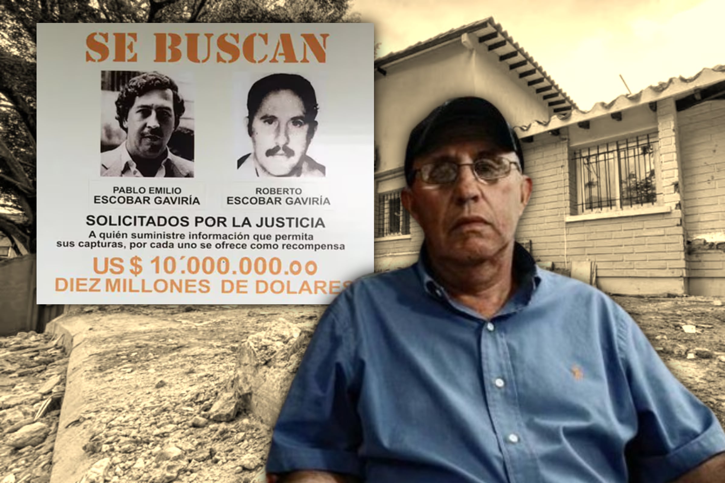 Roberto Escobar Gaviria es mayor que Pablo Escobar, pero ingresó al mundo del narcotráfico años después que su hermano - crédito Colprensa