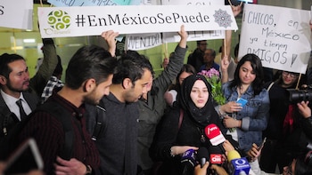 Estudiantes sirios llegaron a México