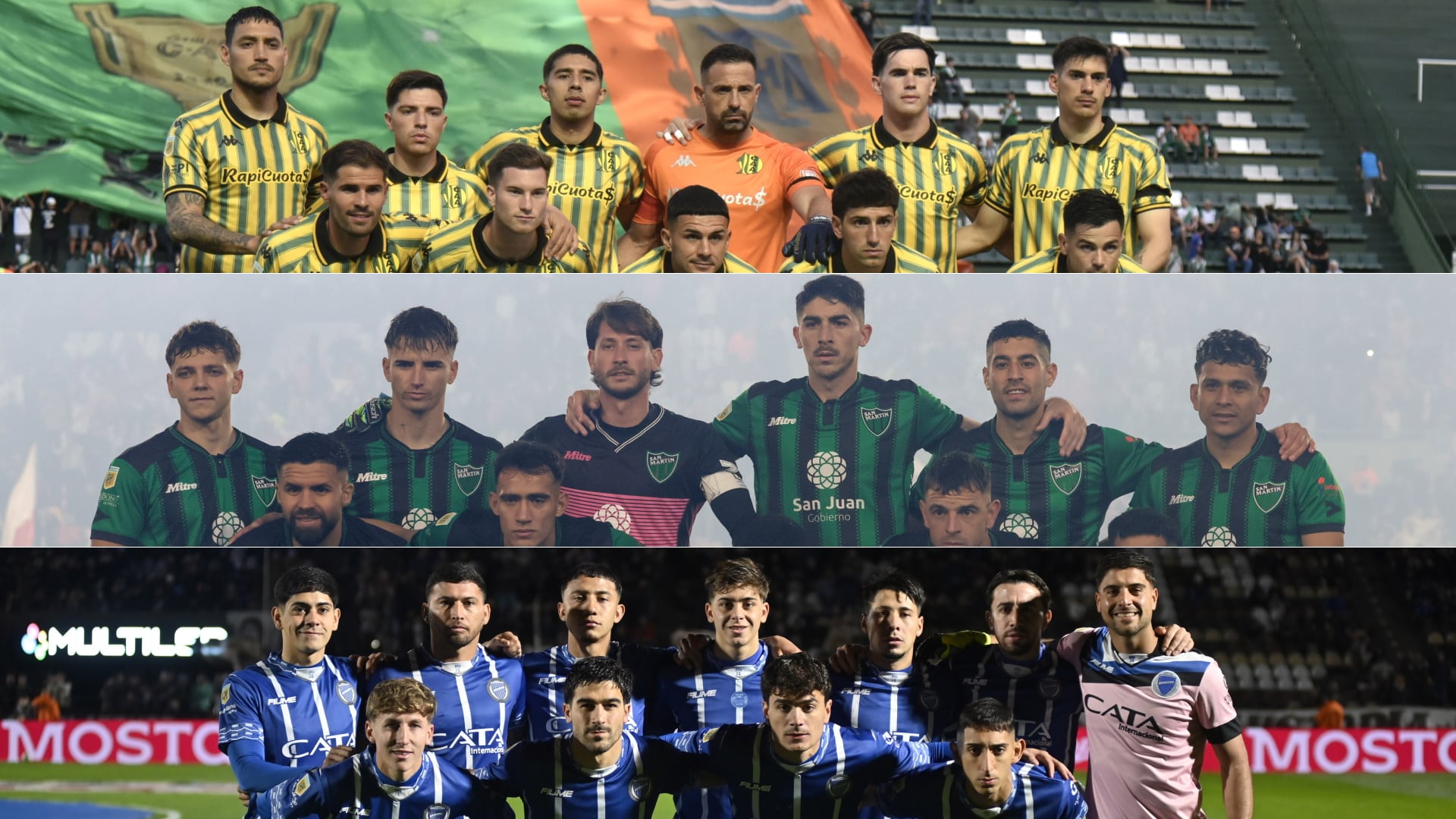 Aldosivi recibirá a San Martín de San Juan en una final por la permanencia y Godoy Cruz estará obligado a vencer a Riestra para soñar (Fotobaires)