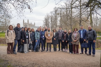 Los ministros: Guillermo Fabián Araujo