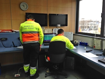 Trabajadores del Ayuntamiento de Las