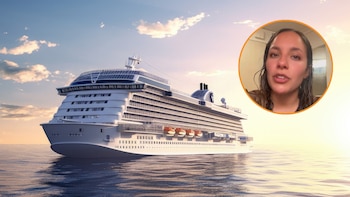 La trabajadora de un crucero