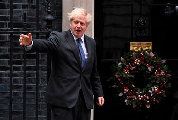 El primer ministro del Reino Unido, Boris Johnson