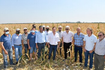 Julián Domínguez y Gustavo Bordet