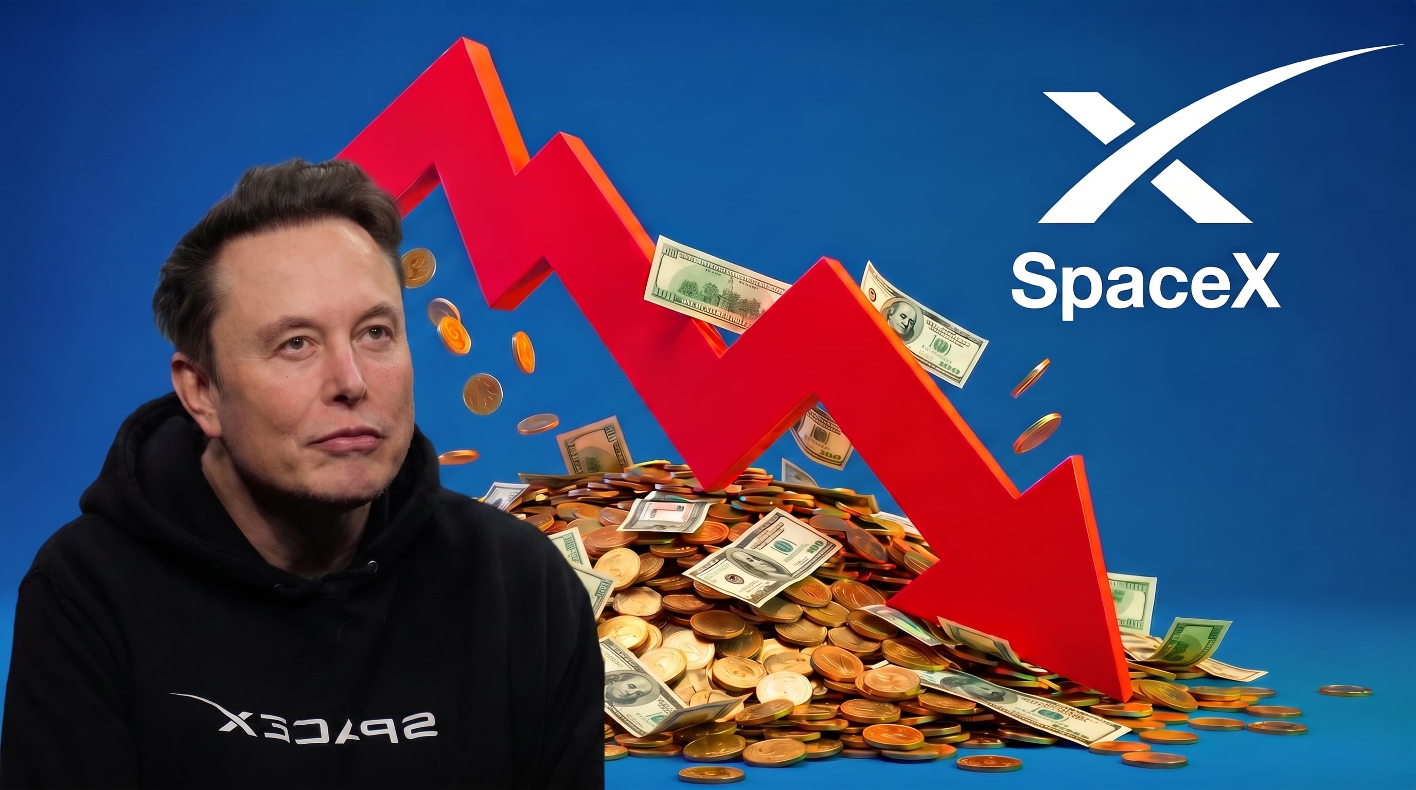 La caída de las acciones de SpaceX redujo en USD 58.200 millones la fortuna de Elon Musk en un solo día, según Forbes (Imagen Ilustrativa Infobae)