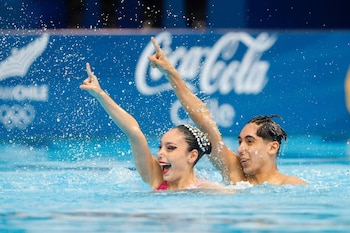 Diego Villalobos y Nayeli Mondragón. (Instagram/ @panamsports)